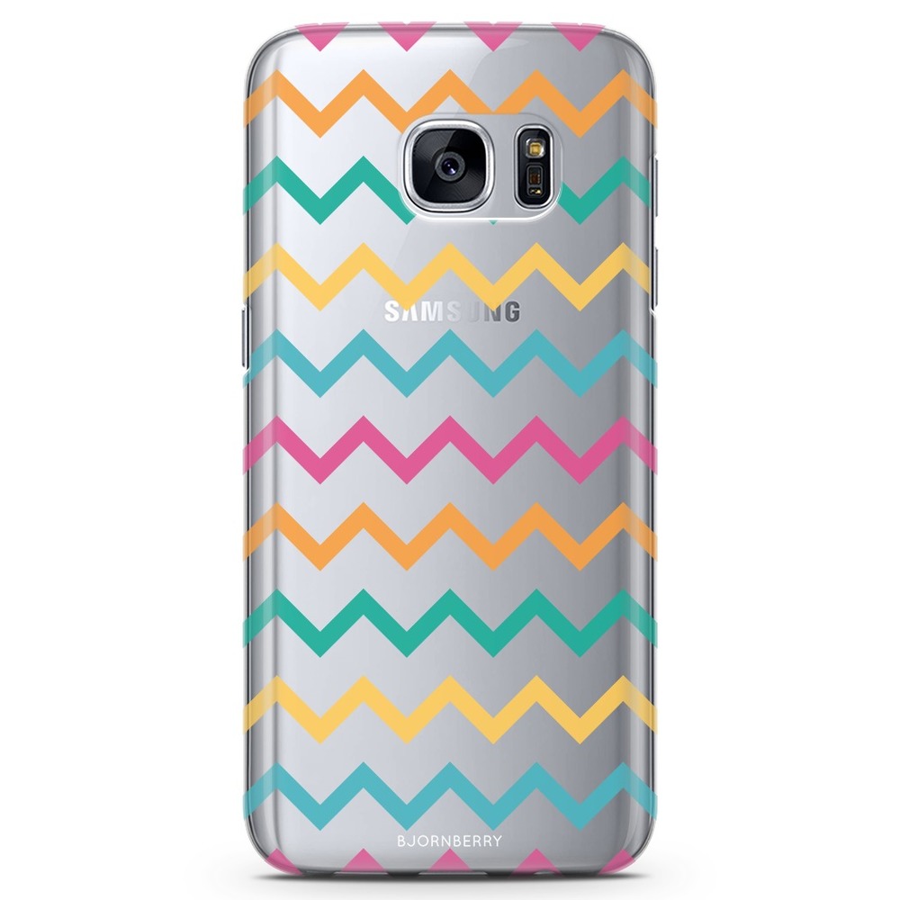 Samsung Galaxy S7 Edge TPU Case - Chevron Pattern