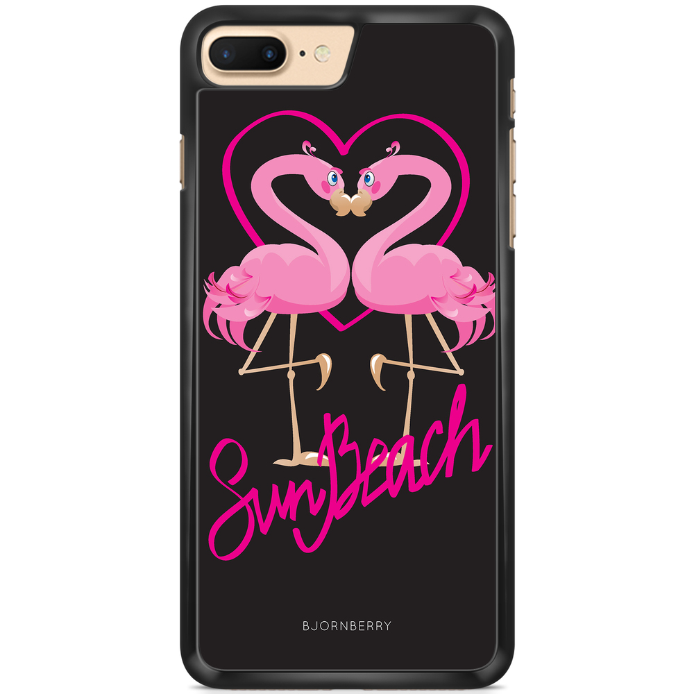 iPhone 7 Plus Case - Sun Beach Flamingo