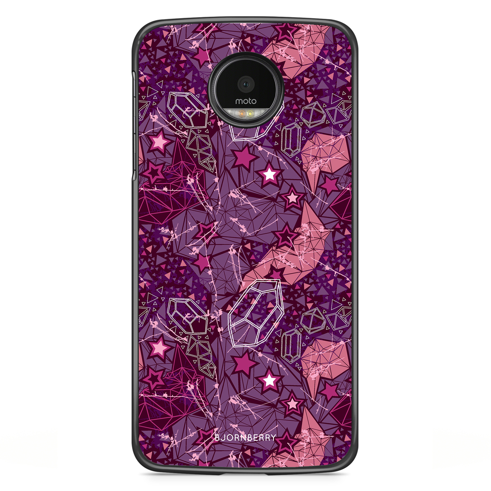 Motorola Moto G5S Plus Case - Purple Stars