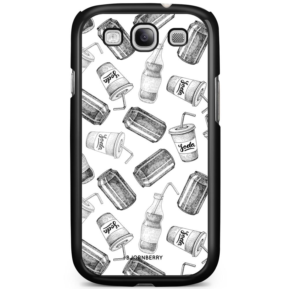 Samsung Galaxy S3 Mini Case - Soda Black & White