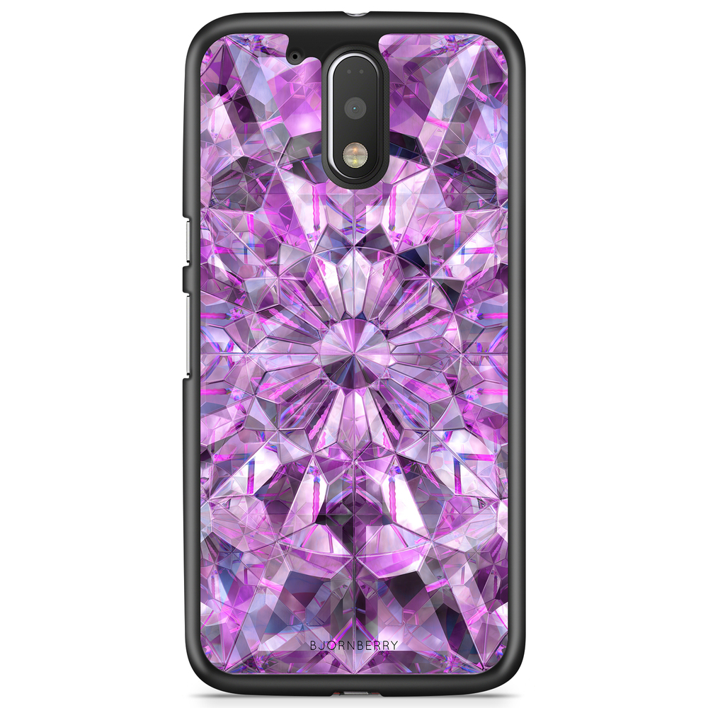 Moto G4/G4 Plus Case - Purple Crystals