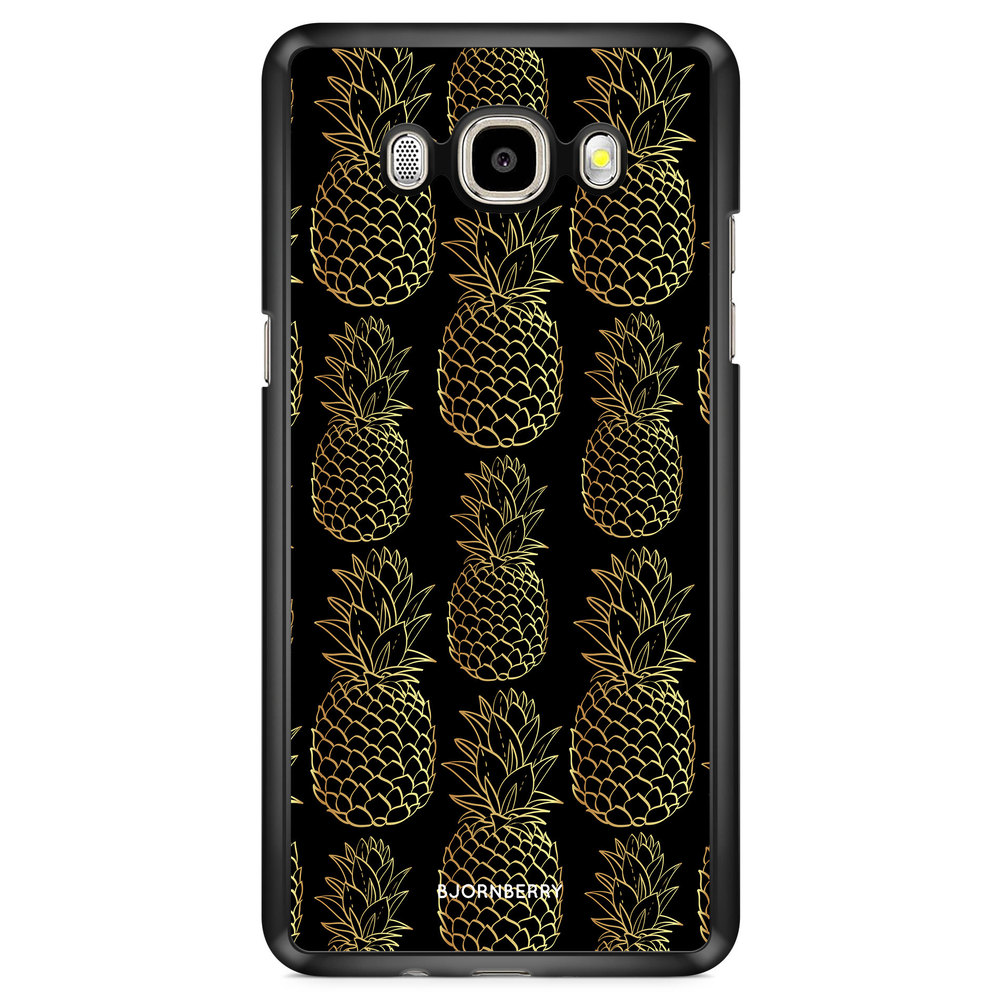 Samsung Galaxy J7 (2016) Case - Gold Pineapples