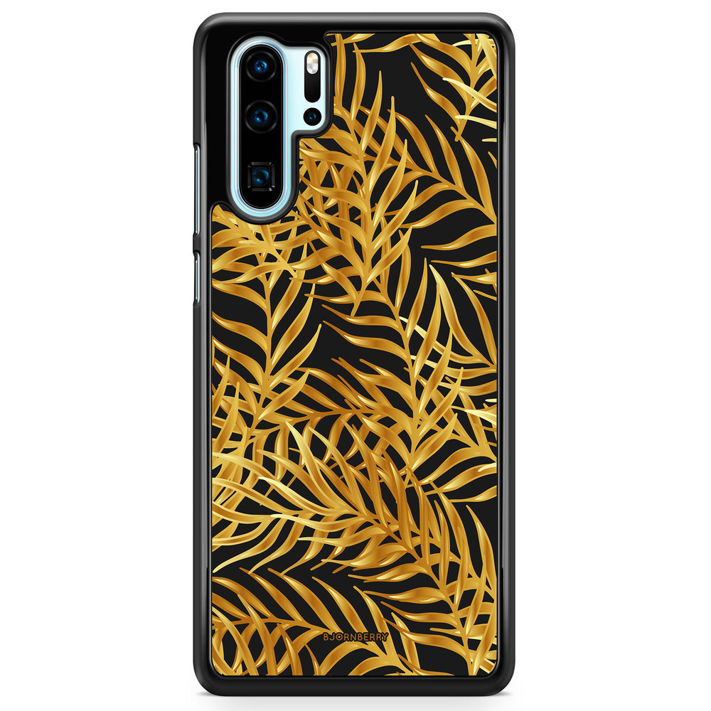 Huawei P30 Pro Case - Gold Palm