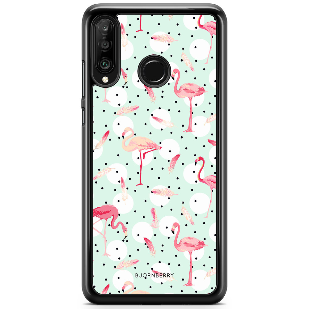 Huawei P30 Lite Case - Flamingos