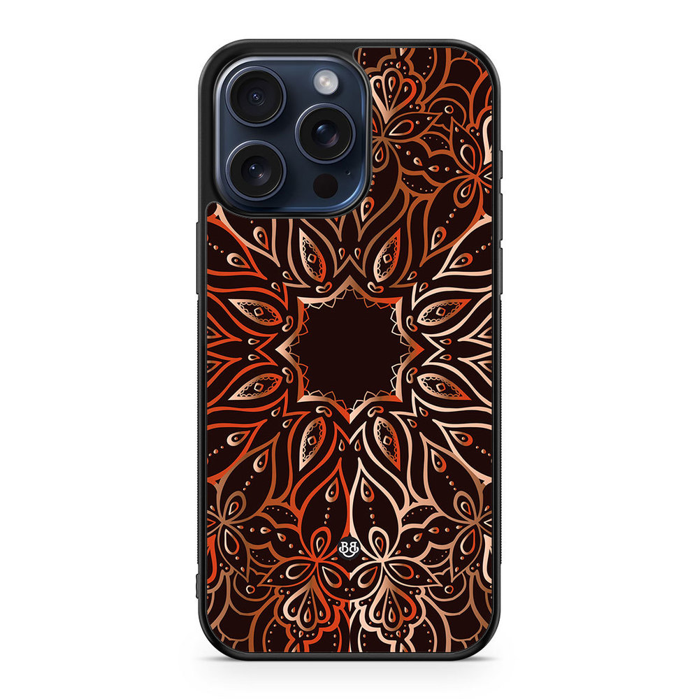 iPhone 15 Pro Max Case - Bronze Mandala