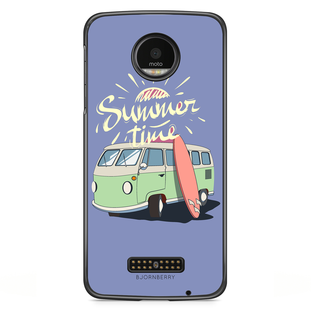 Moto Z2 Play Case - Summer Van (Blue)