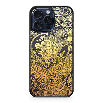 iPhone 15 Pro Max Skal - Gold Thai