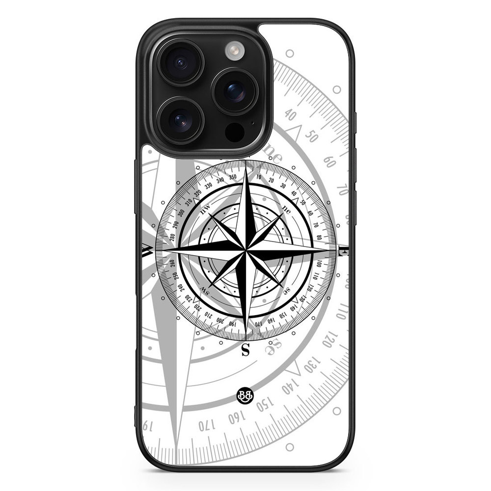 iPhone 16 Pro Case - Compass White