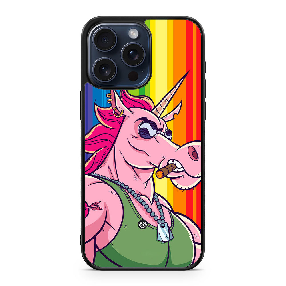 iPhone 15 Pro Max Case - Muscle Unicorn