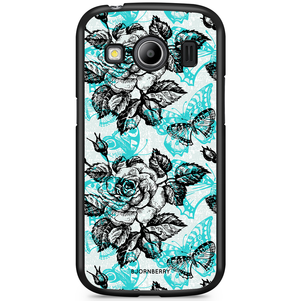 Samsung Galaxy Ace 4 Case - Roses & Butterflies