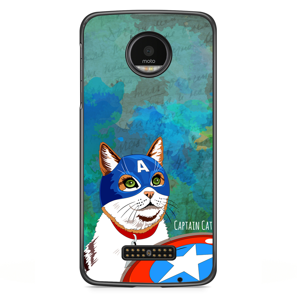 Moto Z2 Play Case -  Captain Cat