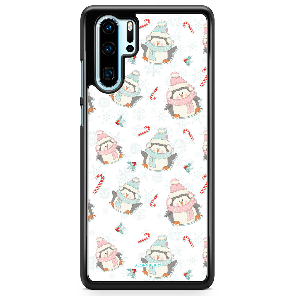 Huawei P30 Pro Case - Christmas Penguins