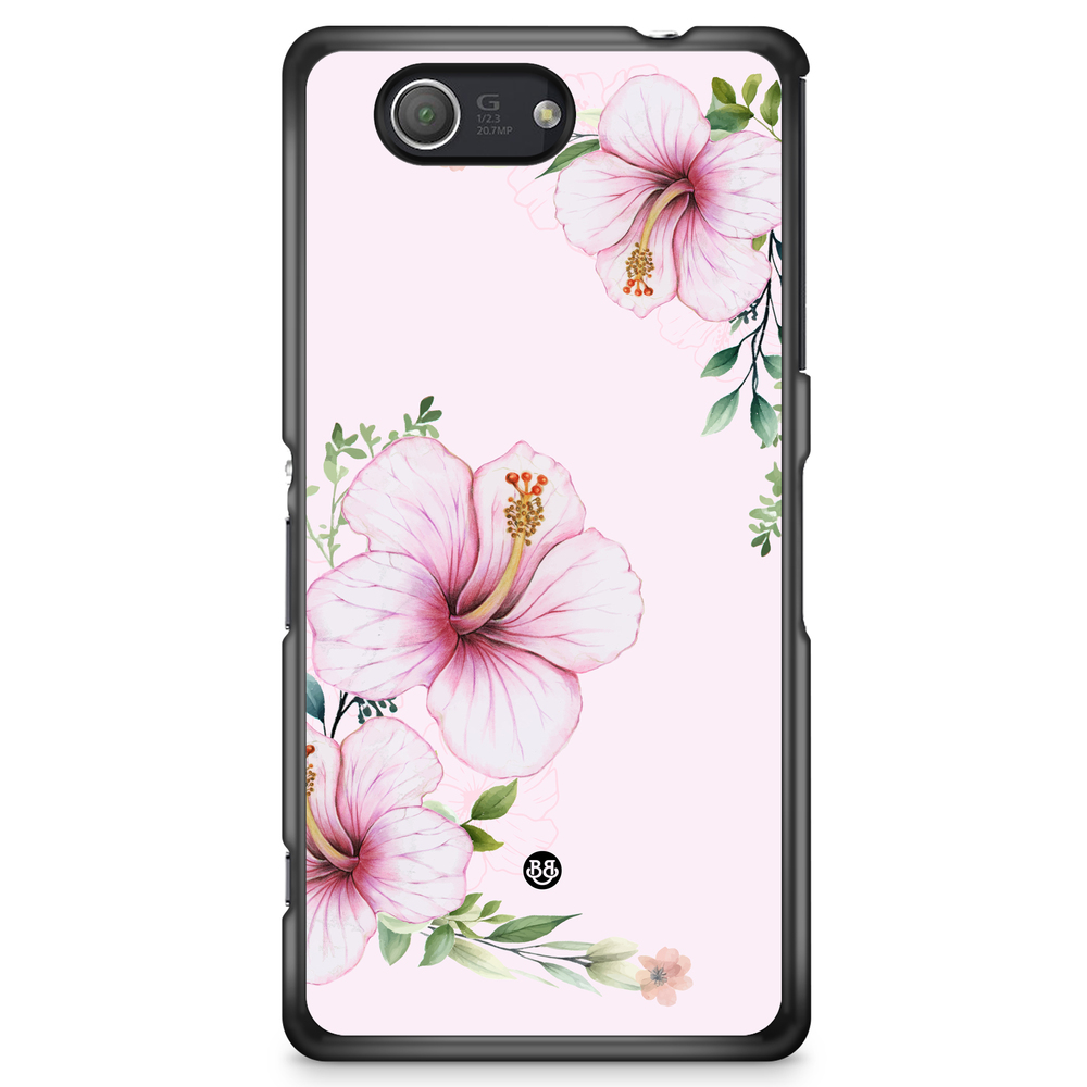 Sony Xperia Z3 Compact Case - WILD BLOOM - Soft Hibiscus