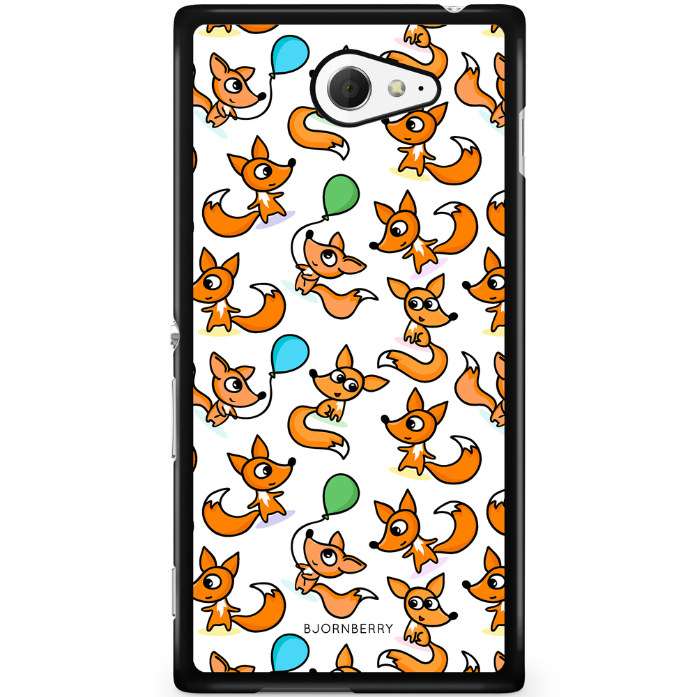 Sony Xperia M2 Aqua Case - Little Foxes