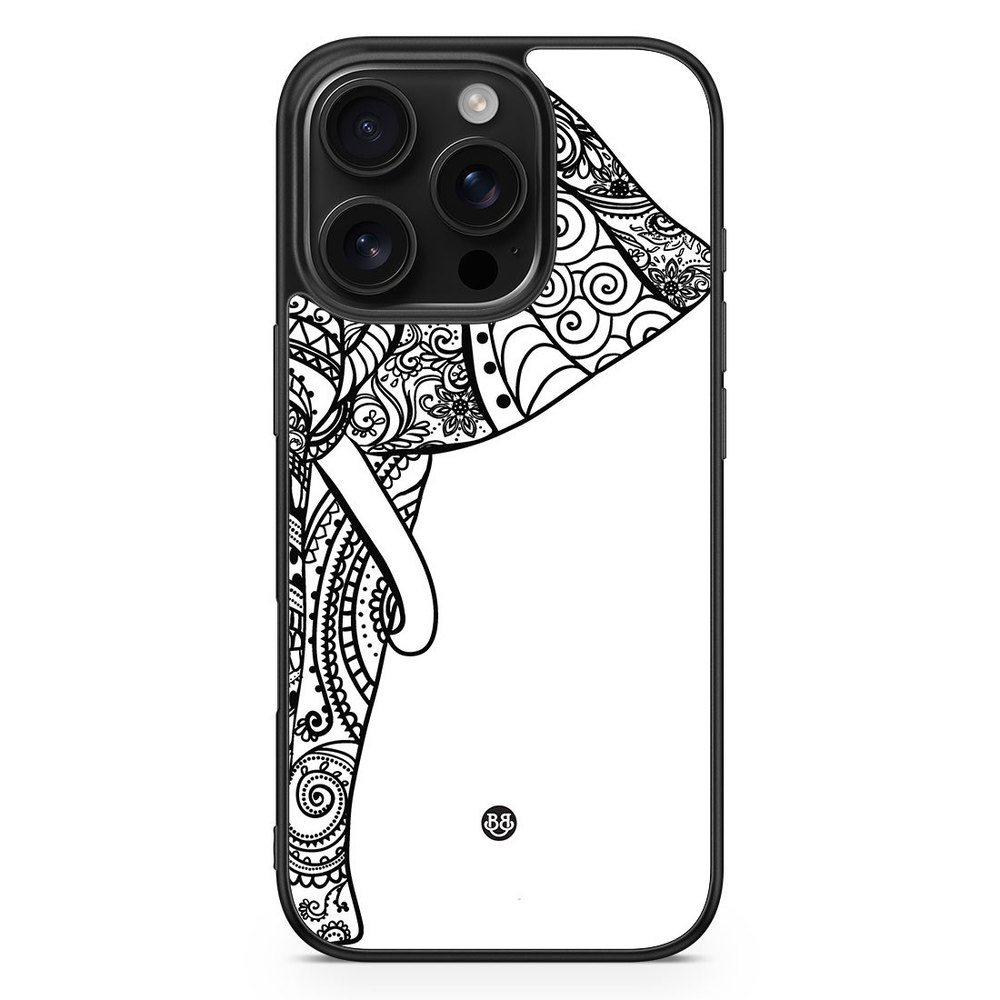 iPhone 16 Pro Case - Mandala Elephant