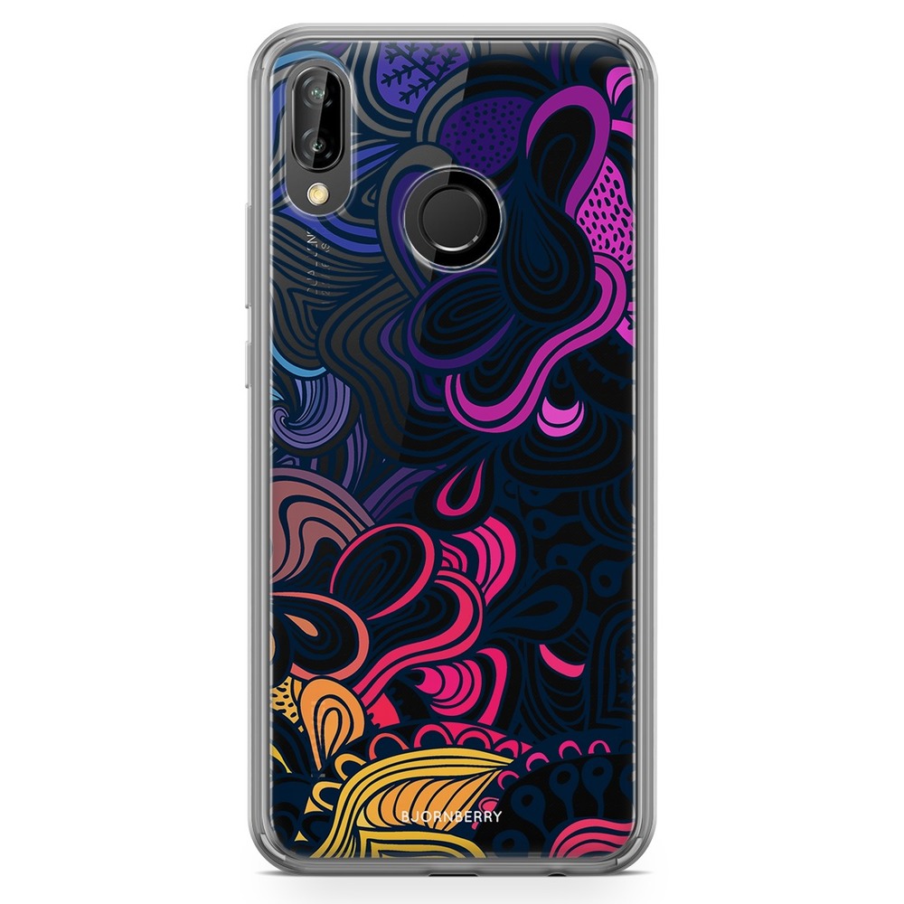 Huawei P20 Lite Fashion Skal - Retro Blommor