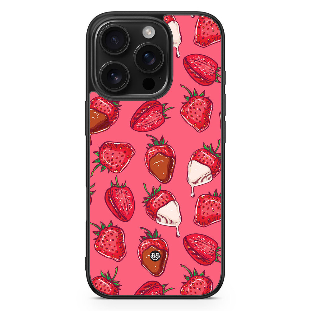 iPhone 16 Pro Case - Strawberry Chocolate