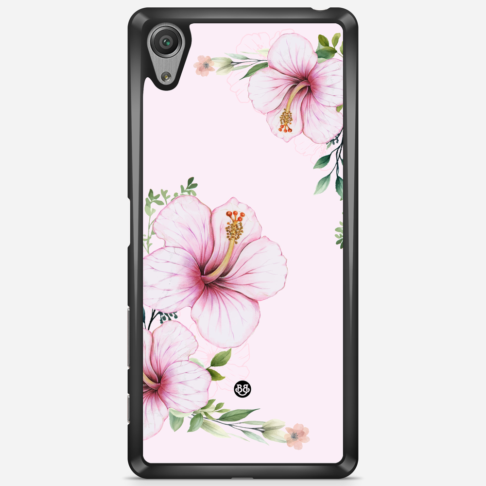 Sony Xperia X Performance Case - WILD BLOOM - Soft Hibiscus