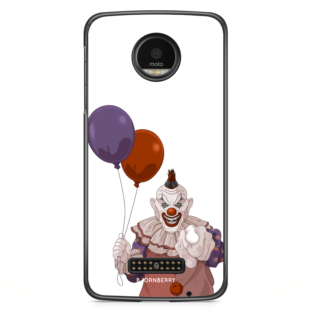 Moto Z2 Play Case - Scary Clown