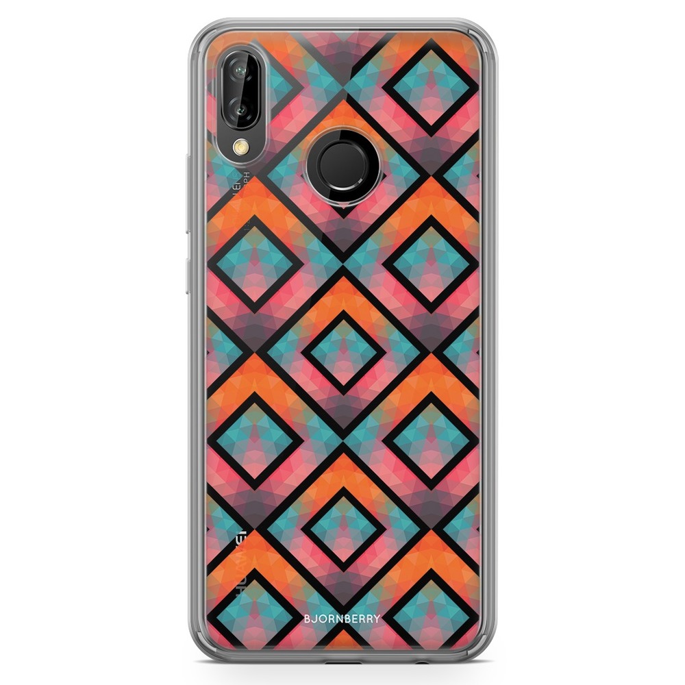 Huawei P20 Lite Fashion Case - Retro squares