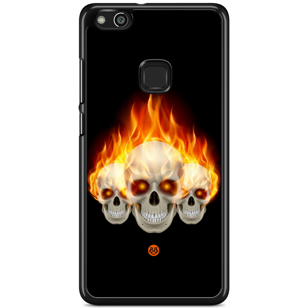 Huawei P10 Lite Case - Flames Skulls
