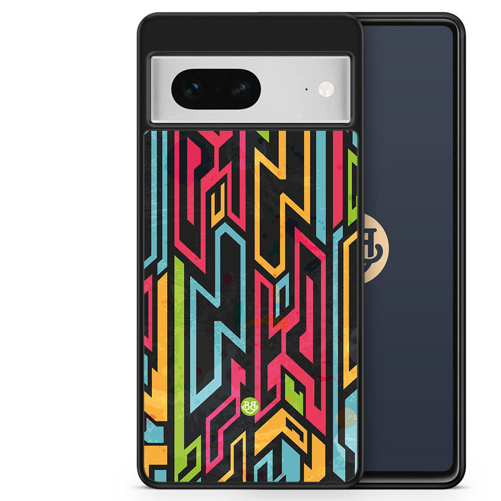 Google Pixel 7 Case - Colored Tribal