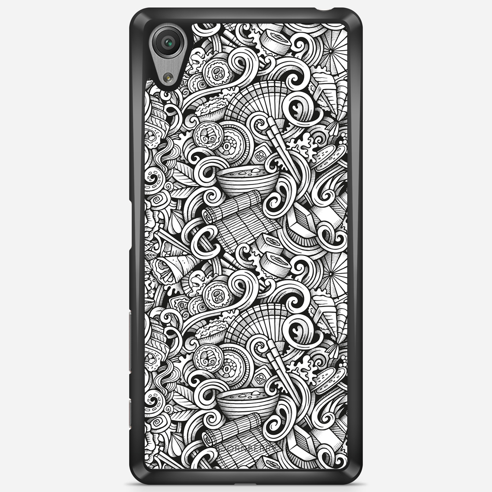 Sony Xperia X Performance Case - Japanese Pattern
