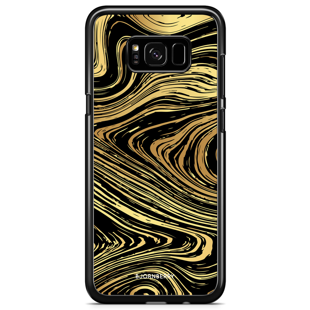 Samsung Galaxy S8 Case - Gold Marble