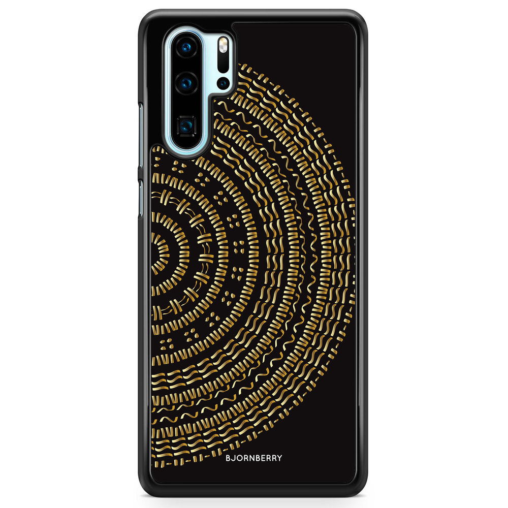 Huawei P30 Pro Case - Mandala Gold/Black