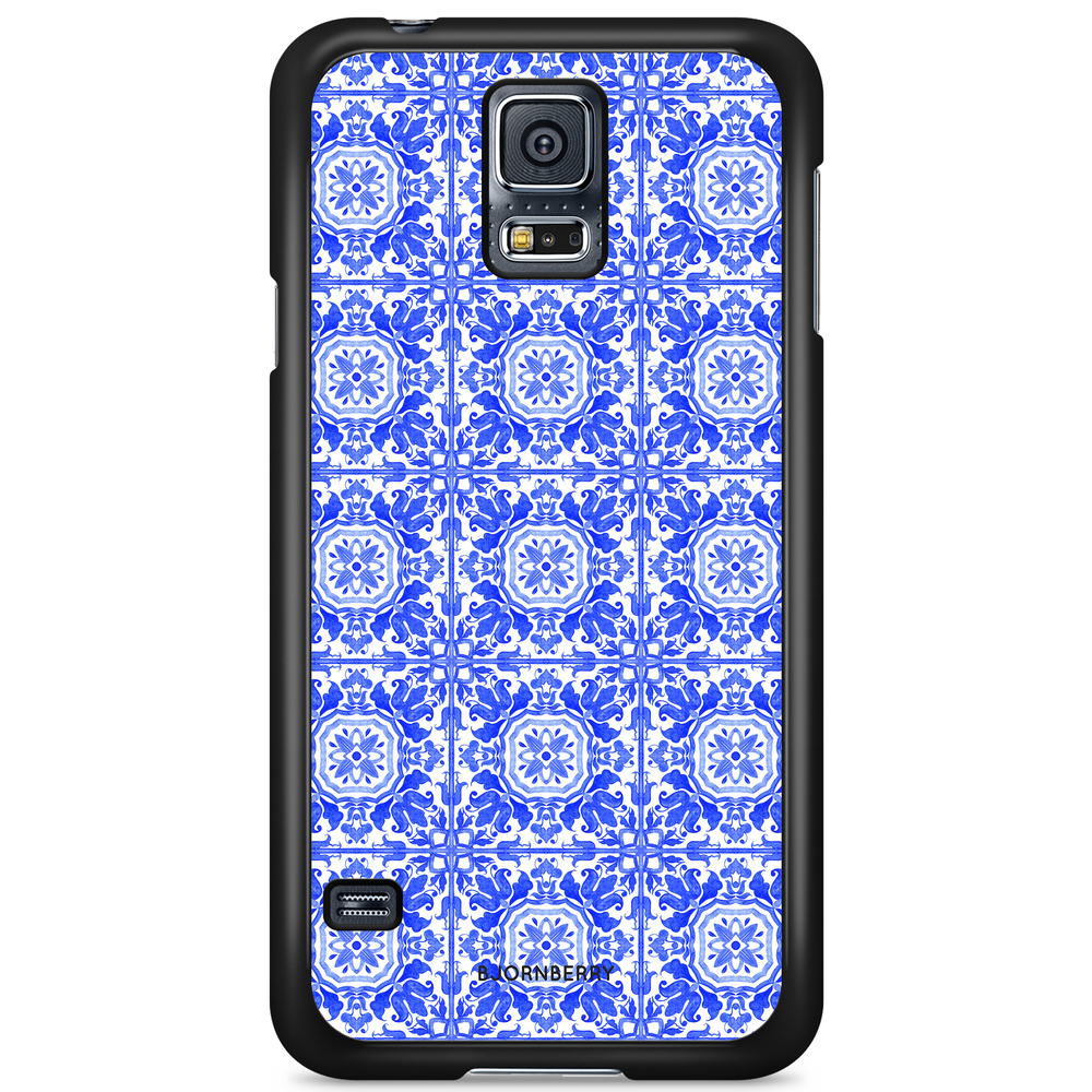 Samsung Galaxy S5/S5 NEO Skal - Blått Kakel
