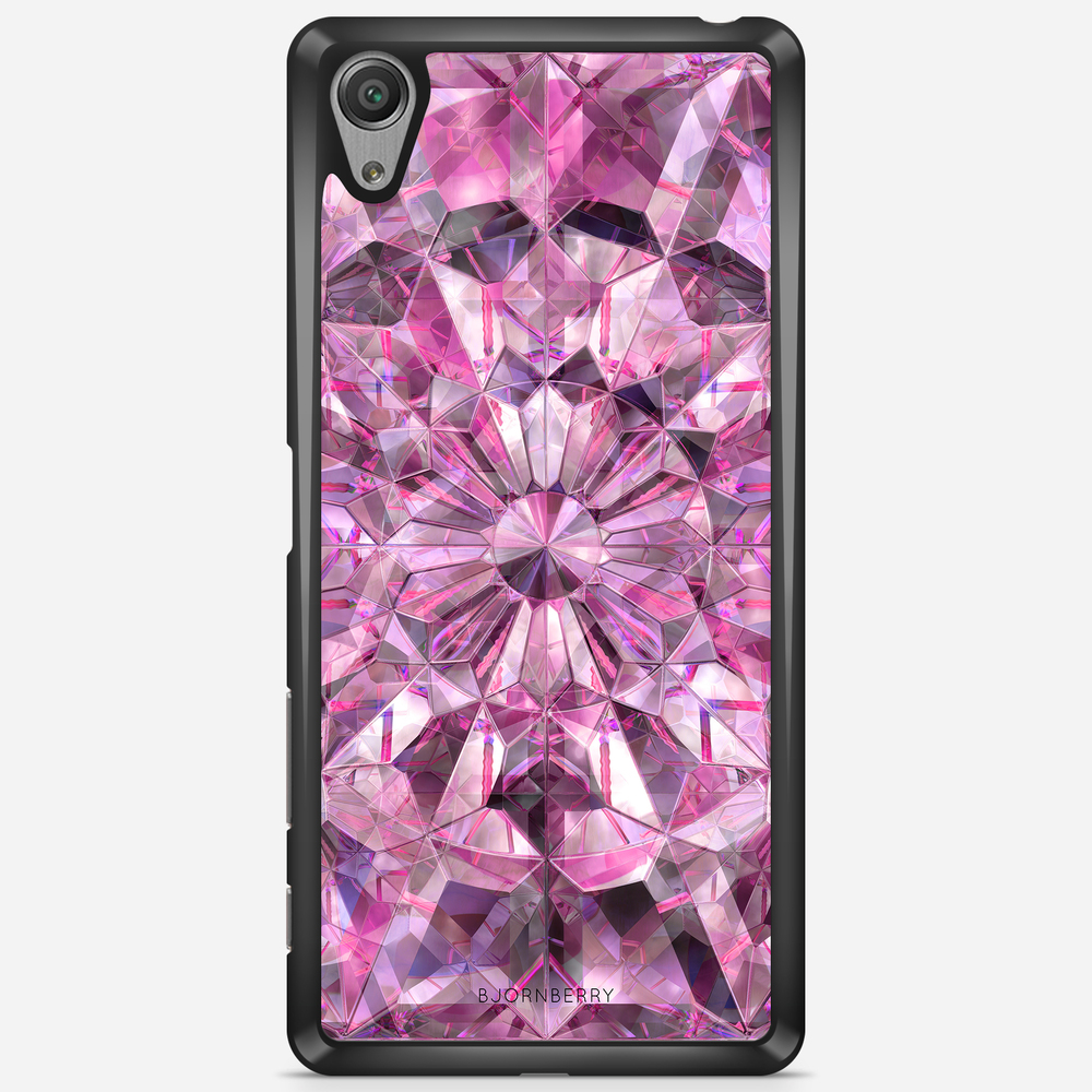 Sony Xperia X Performance Case - Pink Crystals