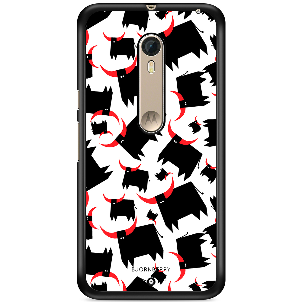Moto X Style Case - Bull Red Horns