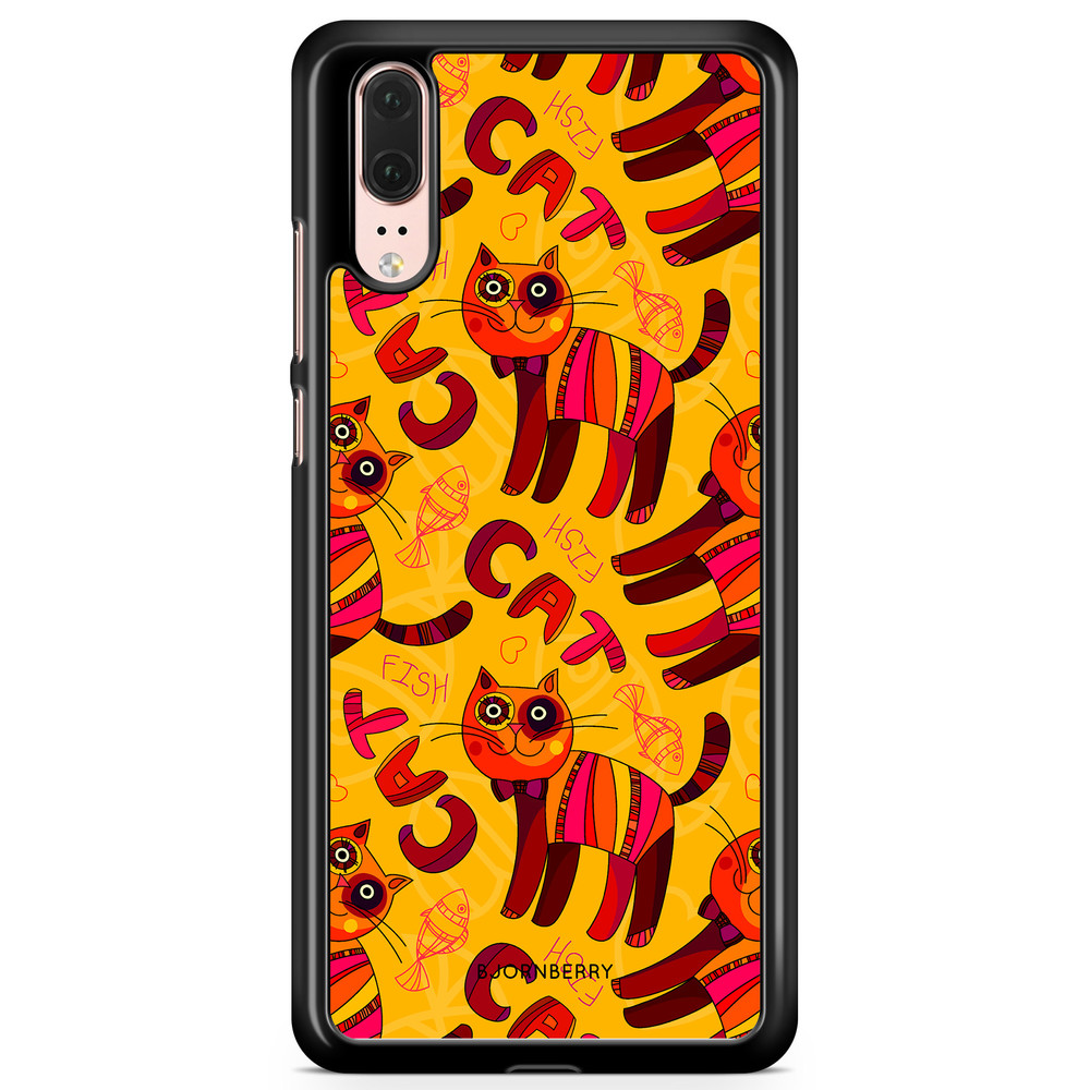 Huawei P20 Case - Cat & Fish