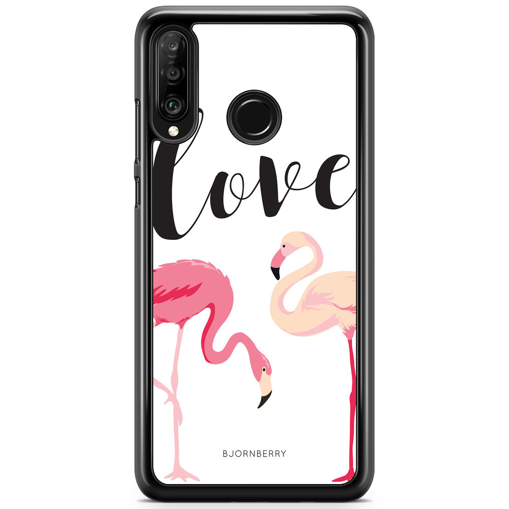 Huawei P30 Lite Case - Love Flamingo