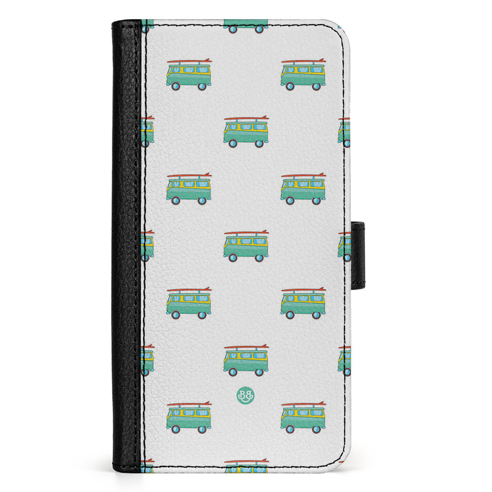 Samsung Galaxy A14 4G/5G Wallet Case - Surfboard pattern