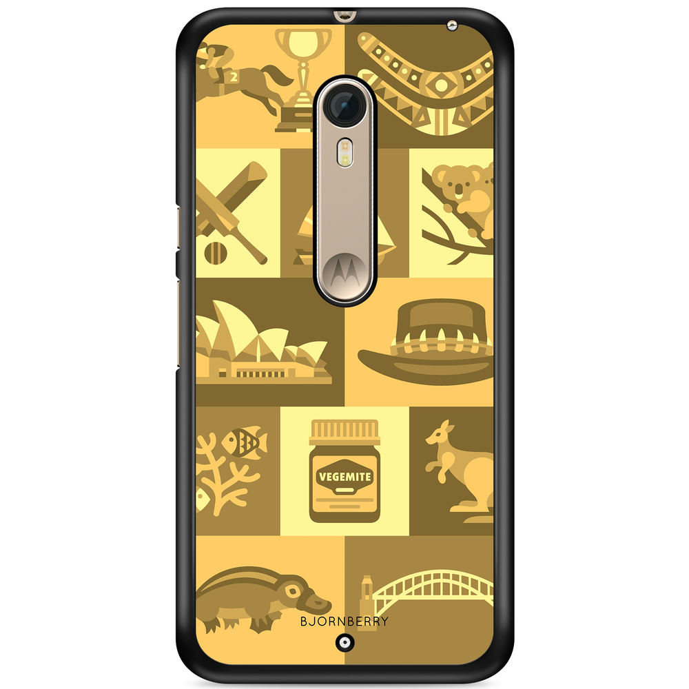 Moto X Style Case - Australian Pattern