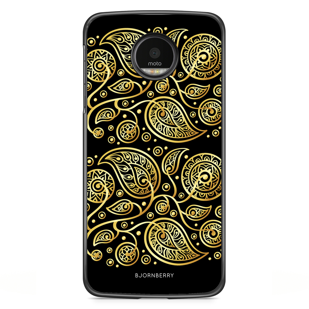 Motorola Moto G5S Plus Case - Gold Flowers