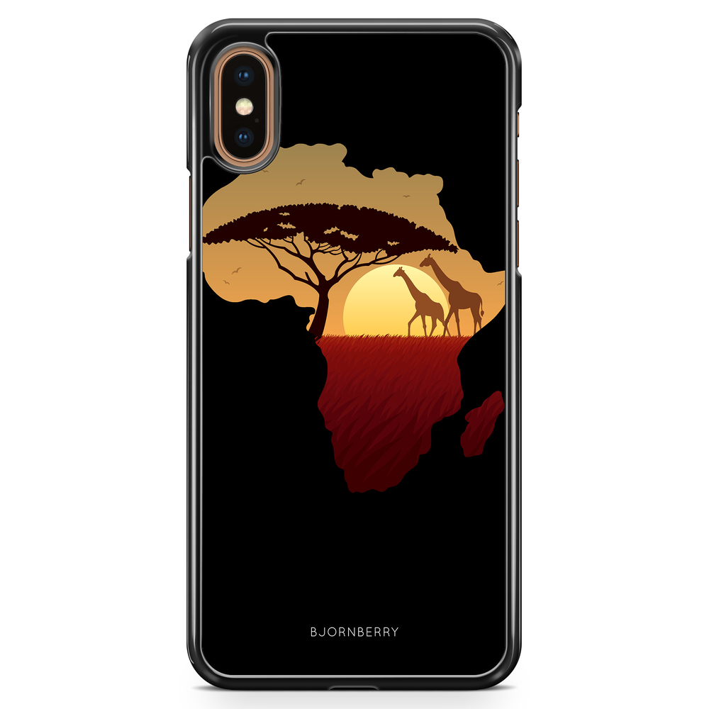 iPhone XS Max Skal - Afrika Svart