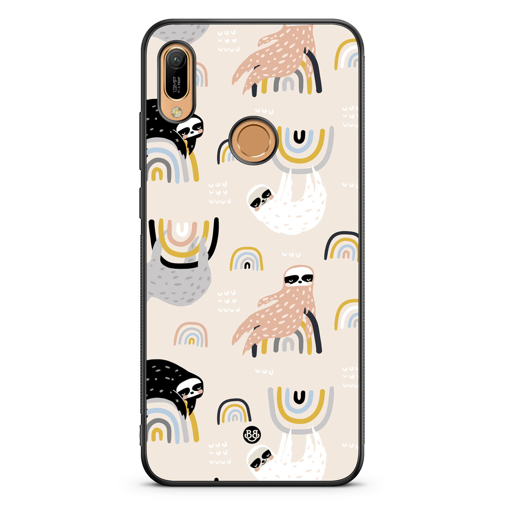 Huawei Y6 2019 Case - Sloths
