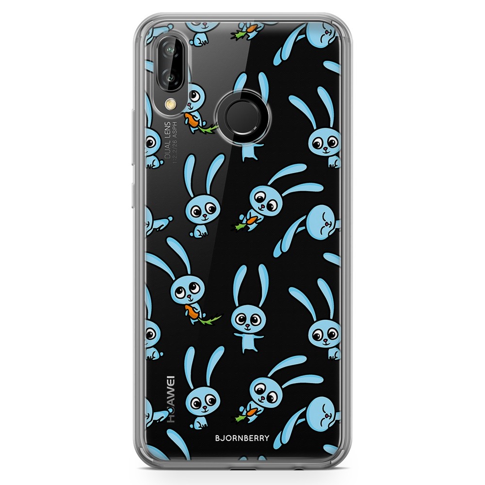 Huawei P20 Lite Fashion Case - Blue rabbits