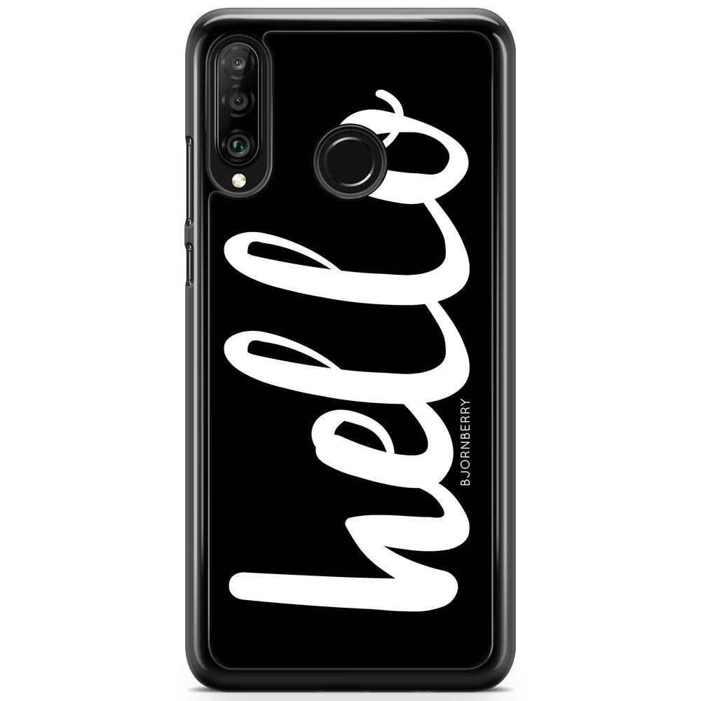 Huawei P30 Lite Case - Hello White