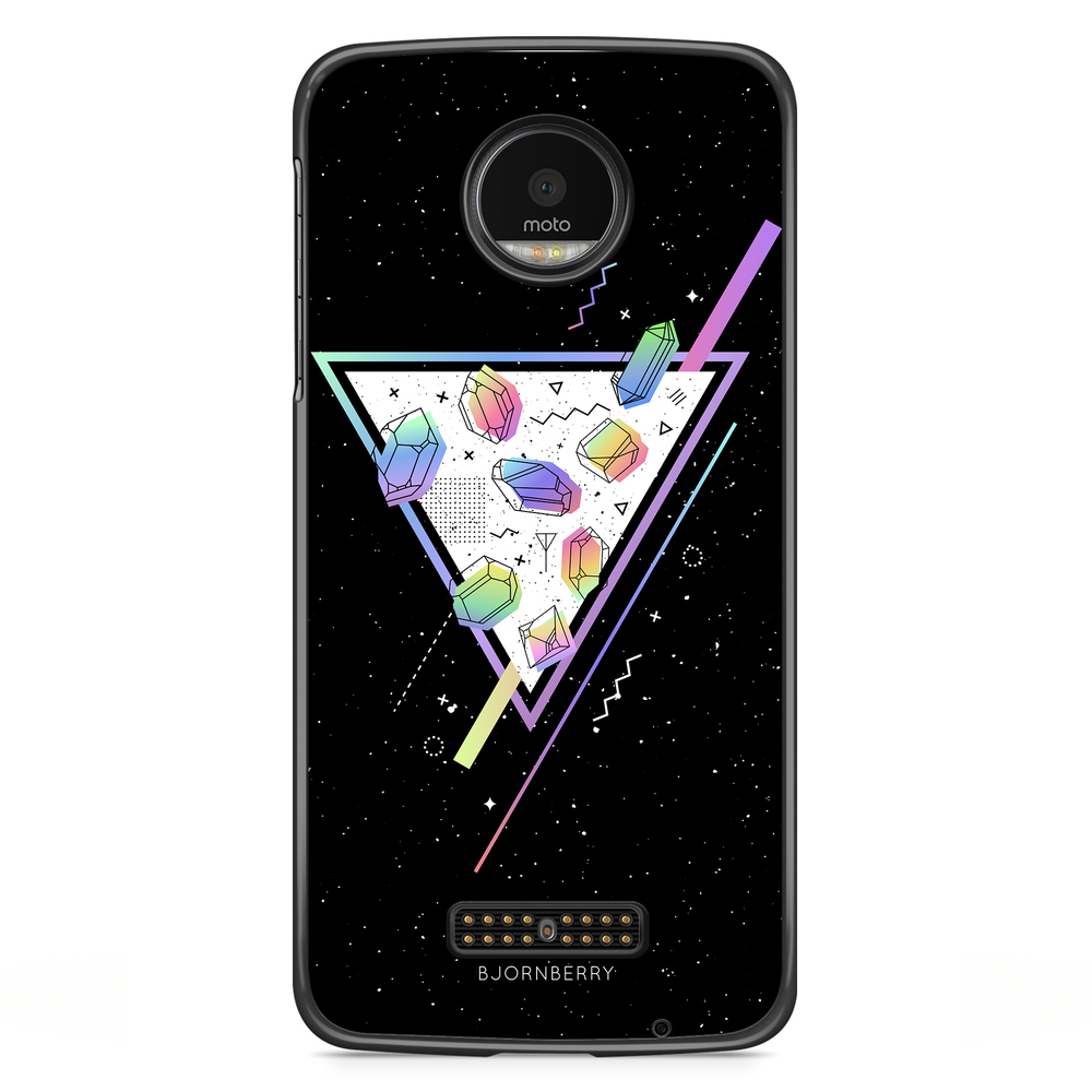 Moto Z2 Play Case - Space Triangle
