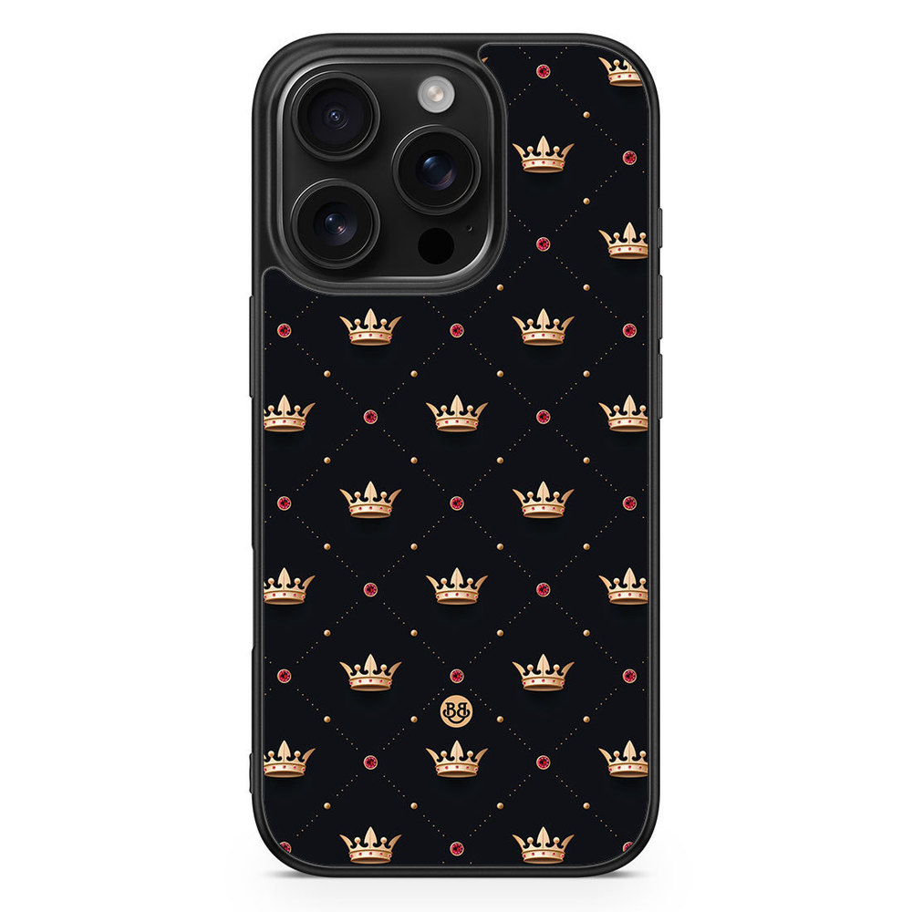 iPhone 16 Pro Case - Golden Crowns