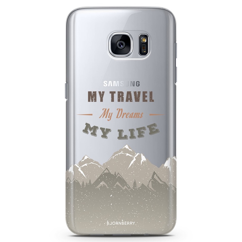 Samsung Galaxy S7 Edge TPU Case - My Travels, My Life