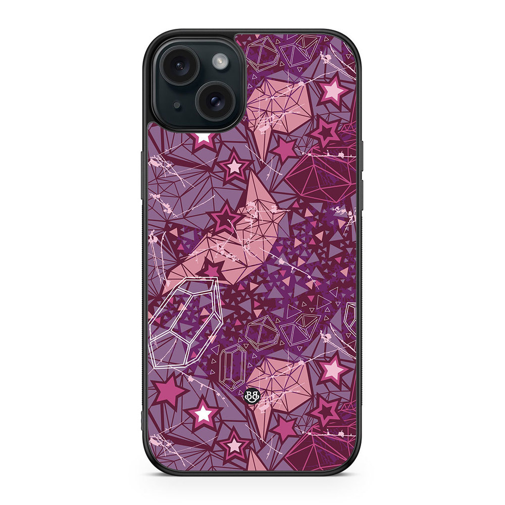 iPhone 15 Plus Case - Purple Stars