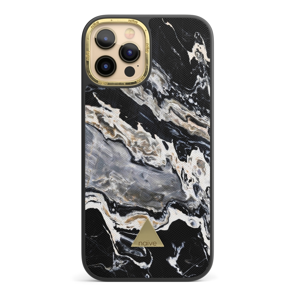 Naive iPhone 12 Pro Max Case - Marble Storm