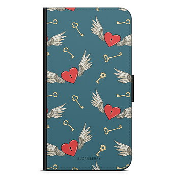 Samsung Galaxy A5 (2015) Wallet Case - Hearts 'n Wings