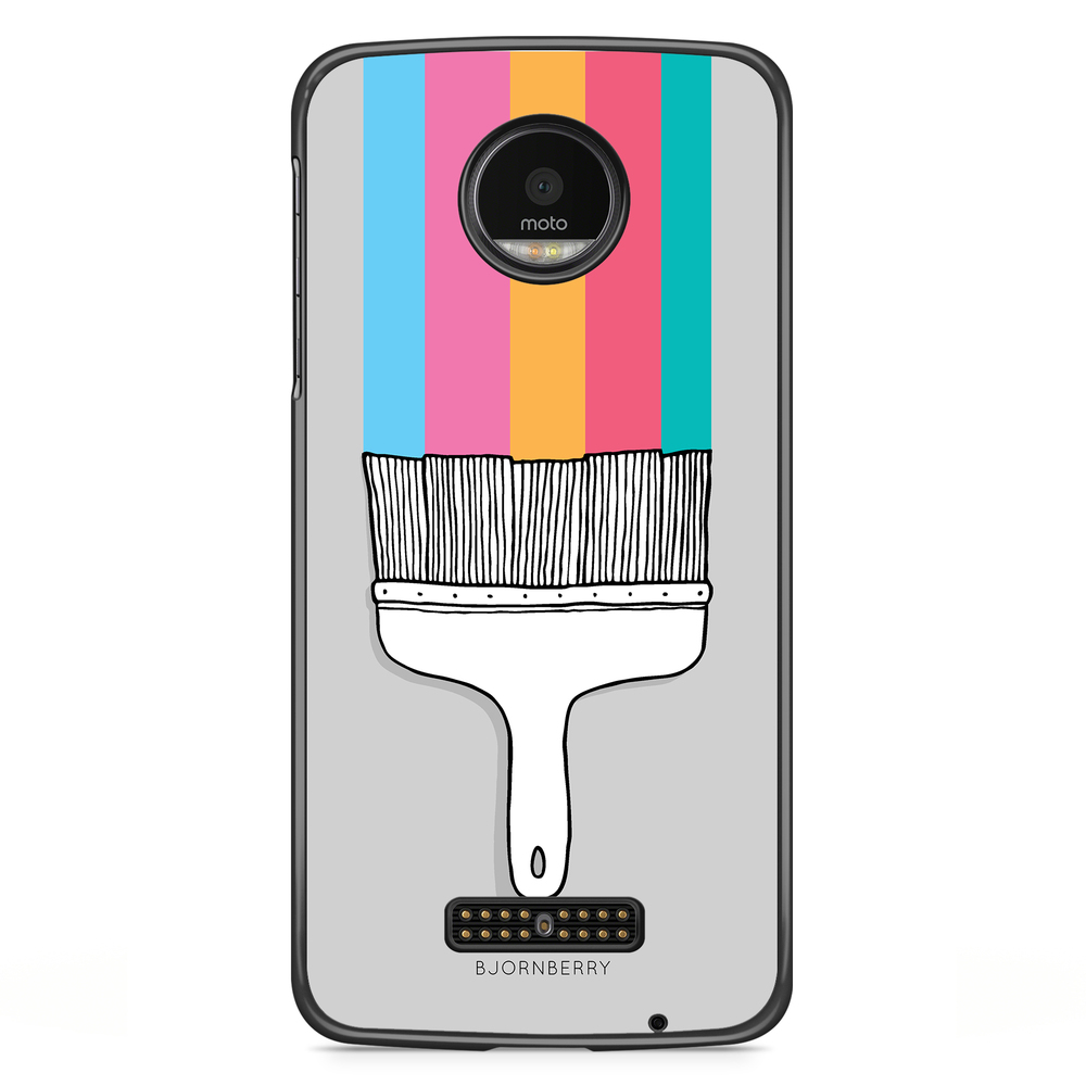 Moto Z2 Play Case - Paint Brush