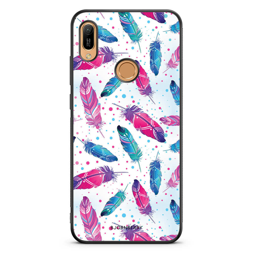 Huawei Y6 2019 Case - Feathers