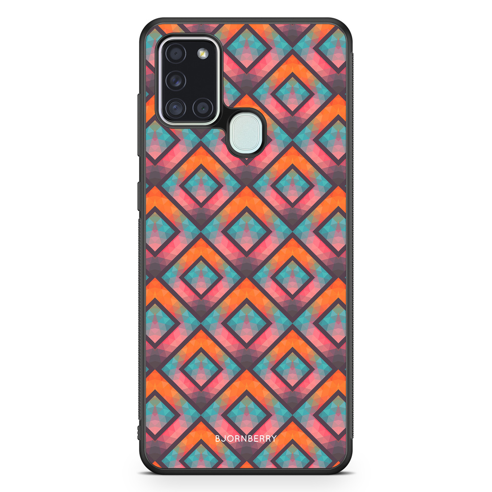 Samsung Galaxy A21s Case - Retro Squares